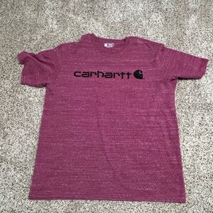 Carhartt Men's Heathered Burgundy Tee